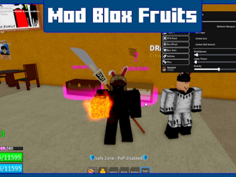 Hệ thống kỹ năng trong Hack Blox Fruits 
