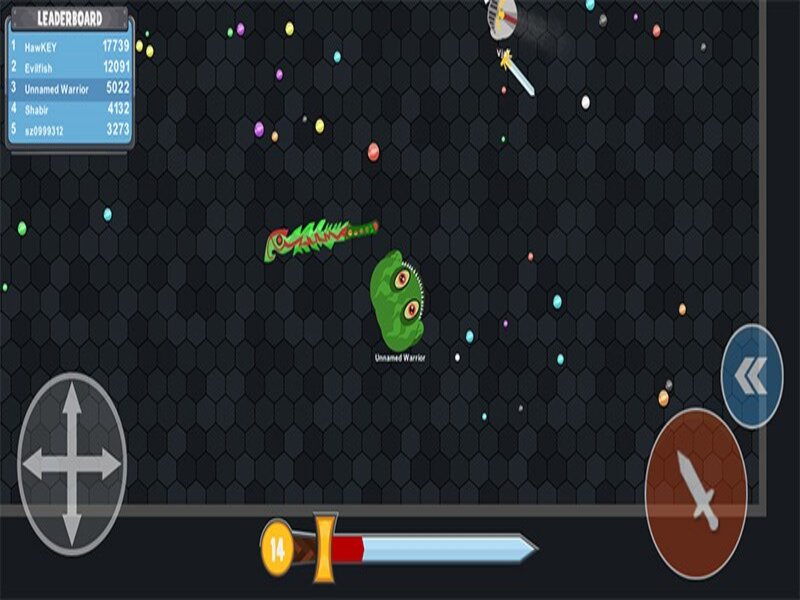 Tận dụng lợi thế để chơi trong Evowars io hack lên level nhanh