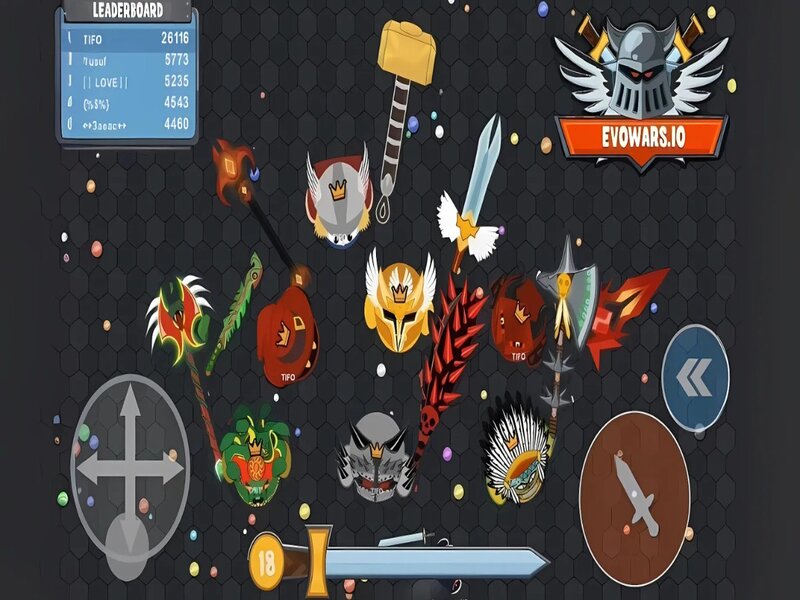 Tính năng Evowars io hack lên level nhanh chóng