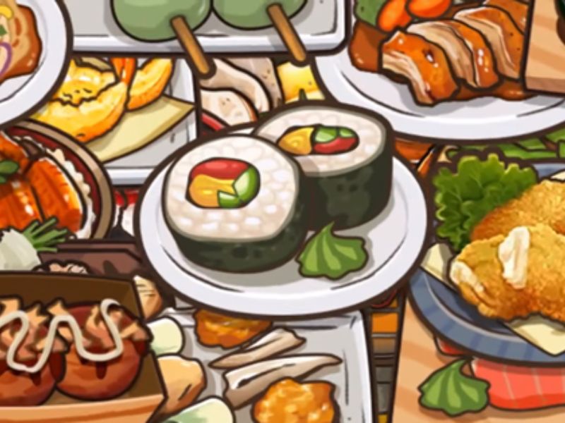 Đồ họa trong Hack Tiệm Sushi Mơ Ước vô cùng chân thực