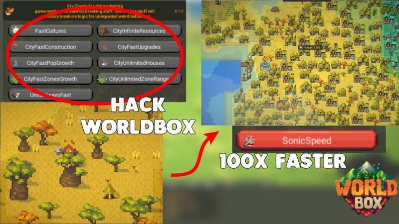Tải Worldbox Mod APK (Mở Khóa Tất Cả, Premium) v0.51.2 Một Số Tính Năng Nâng Cao Của Phiên Bản Worldbox Mod APK