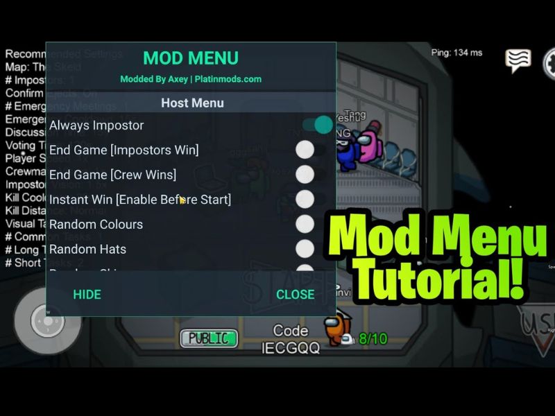 Hack Among Us Mod Menu
