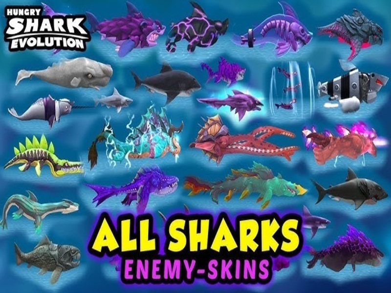 Hungry Shark World Số lượng cá mập lớn
