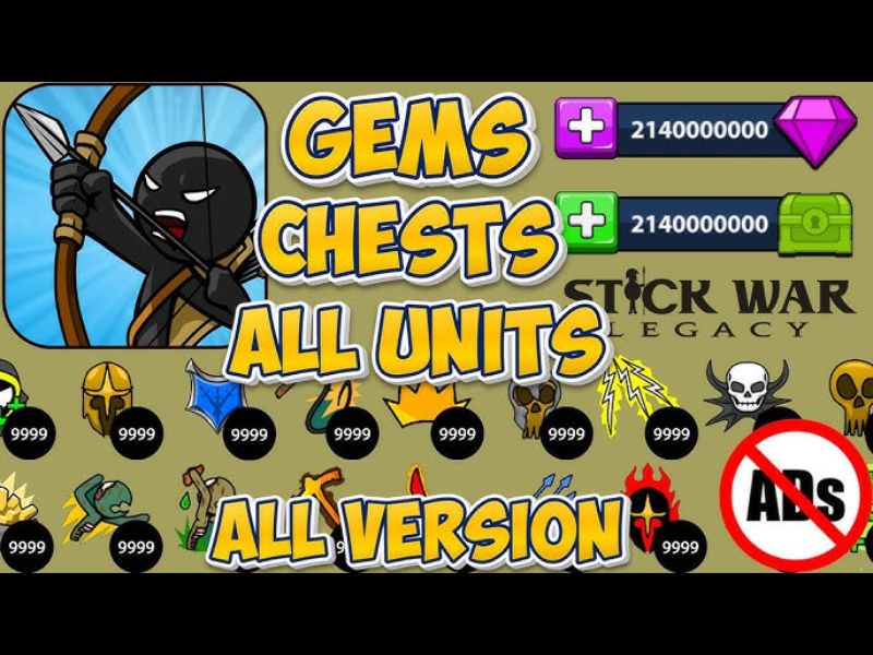 Một Số Tính Năng Vượt Trội Có Trong Phiên Bản Hack Stick War Saga