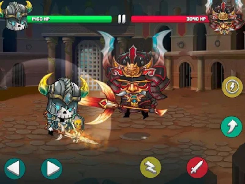 Tiny Gladiators Lối chơi chiến đấu đặc sắc