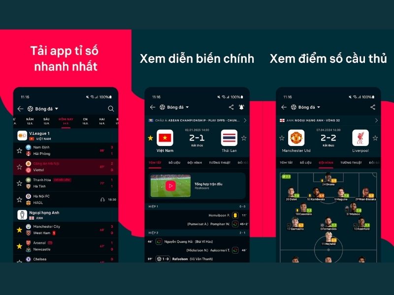 Apkmody Flashscore Cập nhật tỷ số các trận đấu trực tiếp
