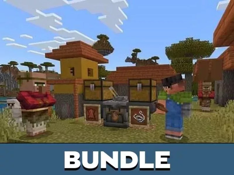 Minecraft Patch 1.21.44 Bundles — Gói Vật Phẩm Thông Minh