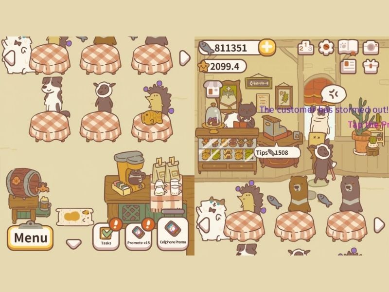 Tải Animal Restaurant Mod APK (Vô Hạn Cá, Không Quảng Cáo) v12.21 Animal Restaurant Tập Trung Nâng Cấp Khu Bếp Trước Tiên