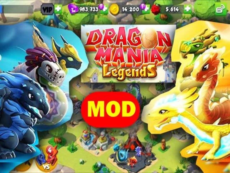Tải Dragon Mania Legends Hack (Full Kim Cương, Đá Quý) v8.8.2c Dragon Mania Legends Mod Apk Có Tính Năng Nâng Cấp Nào?