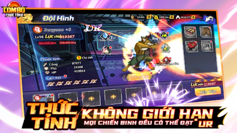 Tải Hack Combo Thức Tỉnh Huyền Thoại (MOD Menu, Vô Hạn Tiền, Full Tướng) v1.0.0 hack-combo-thuc-tinh-huyen-thoai-01