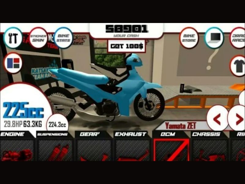 Tải Hack Souzasim Project (Full Tiền, Xe Độ) v8.7.12 Miễn Phí Hệ thống tùy chỉnh ngoại thất đậm chất xe độ trong Hack Souzasim Project