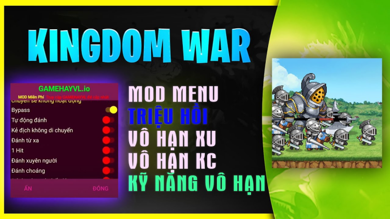 Tải Hack Kingdom Wars Mod APK (Vô Hạn Tiền, Kim Cương) v4.3.1 Những Quyền Năng Đặc Biệt Trong Bản Hack Kingdom War