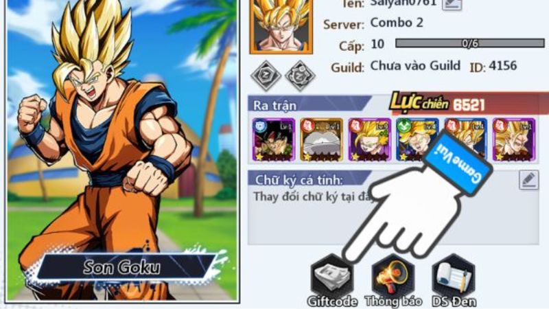 Code Combo Thức Tỉnh Huyền Thoại Mới Nhất – Tìm Hiểu và Nhập Code Vào Game Bước 2: Tại giao diện chính, chạm vào biểu tượng ảnh đại diện ở góc trên bên trái màn hình.