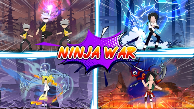 Tải Stickman Shinobi Fighting MOD APK (Vô Hạn Đá Quý) v7.4 Stickman Shinobi Fighting MOD APK
