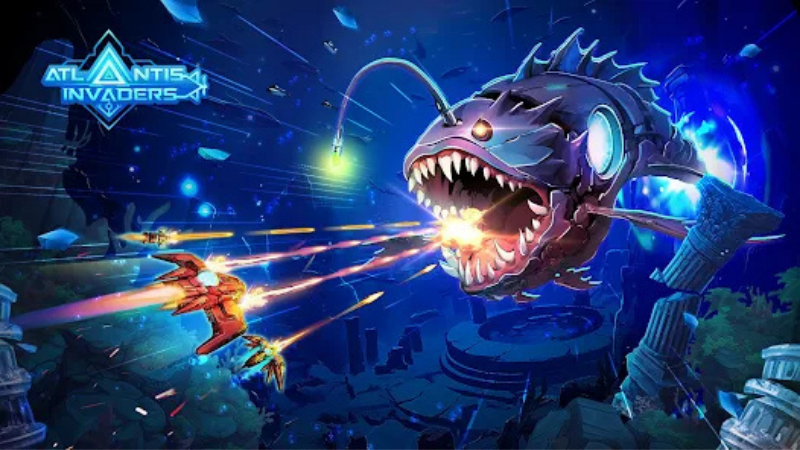 Tải Hack Atlantis Invaders (Vô Hạn Tiền, MOD Menu) v17.01.038 Di chuyển tàu chiến để né các làn đạn dưới đại dương