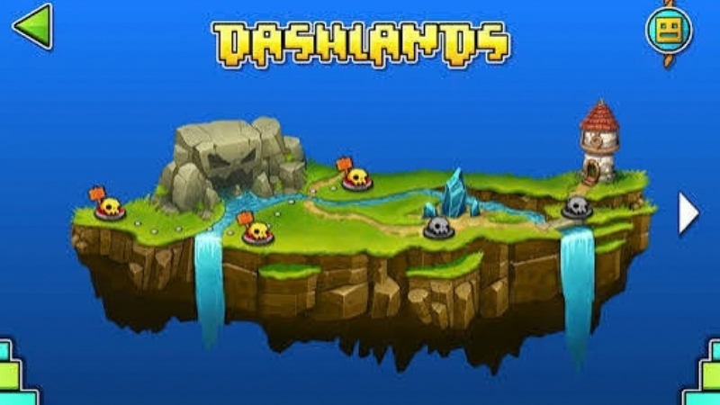 Tải Geometry Dash World APK v2.2.147 Miễn Phí Gameplay Geometry Dash World apk vượt gai và chướng ngại