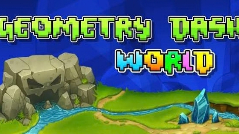 Tải Geometry Dash World APK v2.2.147 Miễn Phí Geometry Dash World apk với giao diện màn chơi theo nhịp