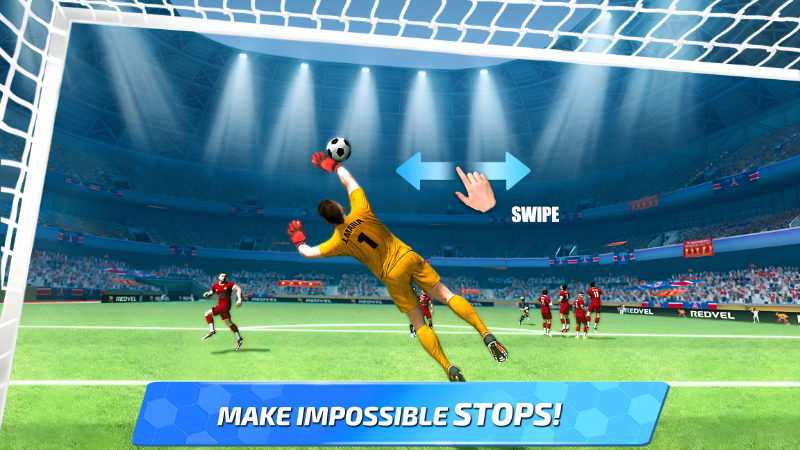 Tải Hack Soccer Super Star (Sút Vô Hạn) v0.3.85 Hack Soccer Super Star Sút Vô Hạn trước khung thành
