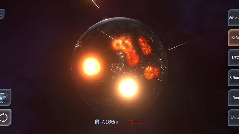 Tải Hack Solar Smash (Mở Khóa Tất Cả, MOD Menu) v1.6.4 Hack Solar Smash sử dụng kho vũ khí phá hủy