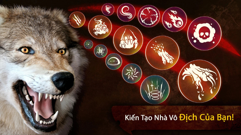 Tải Hack The Wolf (Vô Hạn Tiền, Mua Sắm Miễn Phí) v5.0.4 Hack The Wolf Vô Hạn Tiền nâng cấp sói