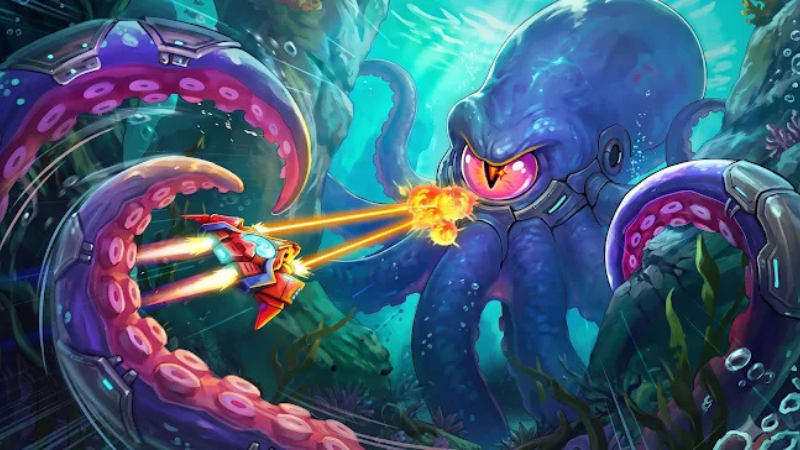 Tải Hack Atlantis Invaders (Vô Hạn Tiền, MOD Menu) v17.01.038 Tăng sức mạnh tàu chiến để đối đầu các màn khó hơn