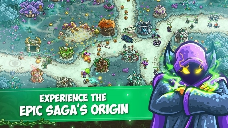 Tải Kingdom Rush Origins APK v6.5.04 Miễn Phí Cho Android Anh hùng hỗ trợ phòng thủ trong Kingdom Rush Origins APK