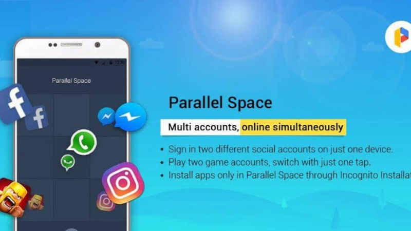 Tải Parallel Space MOD APK (Mở Khóa Pro) v4.0.9565 Danh sách ứng dụng nhân bản và công cụ quản lý trong Parallel Space
