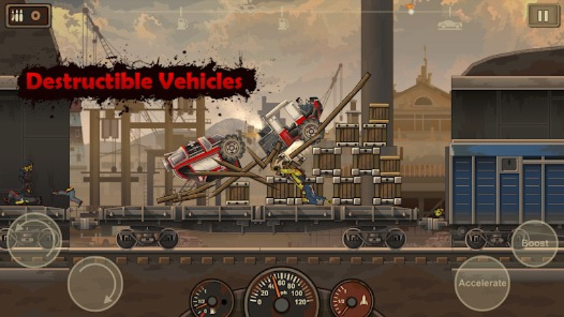 Tải Earn to Die 2 MOD APK (Vô Hạn Tiền) v1.4.58 Earn to Die 2 MOD APK vô hạn tiền tại giao diện nâng cấp xe
