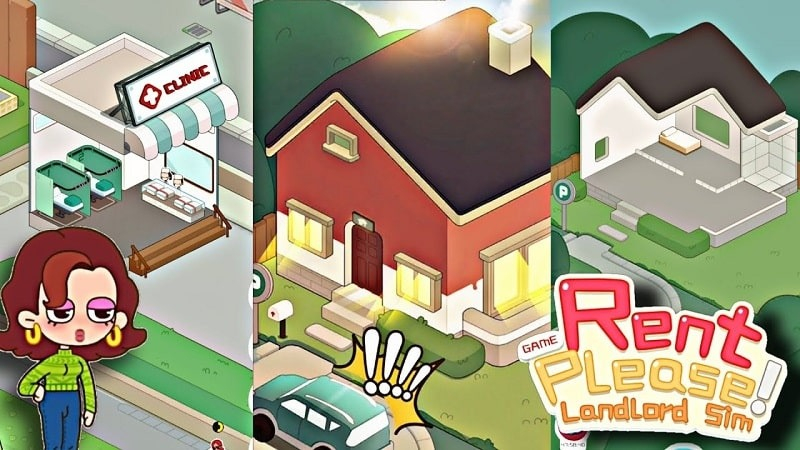 Tải Rent Please Mod Apk (Vô Hạn Tiền) v1.100.5.2 Gameplay Rent Please Mod Apk quản lý người thuê và trang trí khu nhà