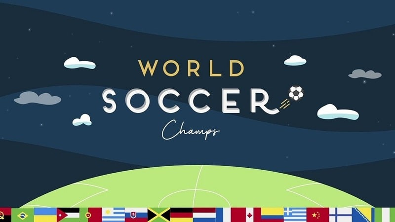 Tải Hack World Soccer Champs (Vô Hạn Tiền) v11.2.1 Hack World Soccer Champs với đội hình cầu thủ trên sân